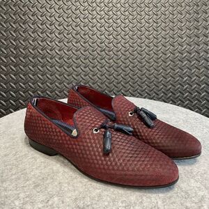 NEW HOH Alfred Tassel Burgundy 501075 Loafers‎ Made In England Men's Size 10